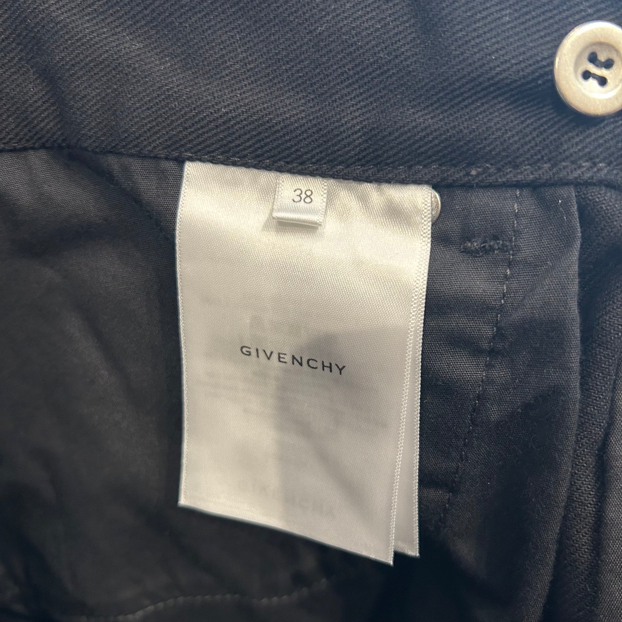 GIVENCHY SS25 CONVERTIBLE DOUBLE KNEE PANTS ‘BLACK’