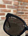 BALENCIAGA LOGO ARM SUNGLASSES ‘BLACK’