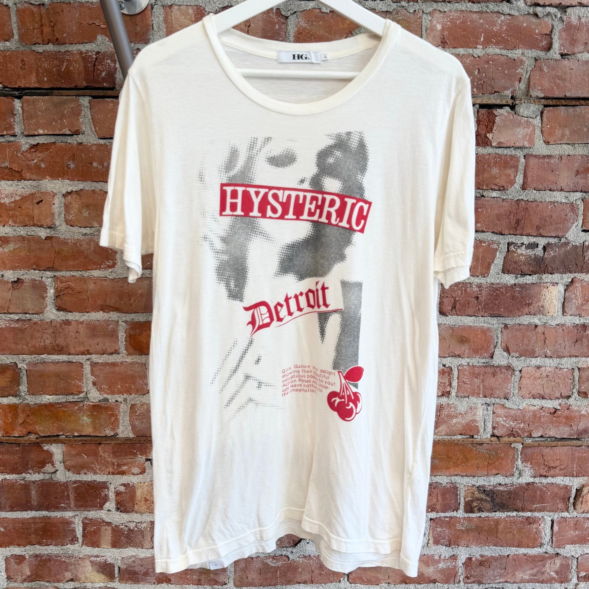HYSTERIC GLAMOUR DETROIT TEE ‘WHITE’