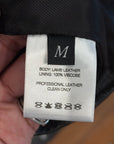 ENFANTS RICHES DEPRIMES SS25 WESTERN LEATHER JACKET ‘BLACK’