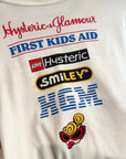 HYSTERIC GLAMOUR CONSUMERISM TEE ‘MULTI’