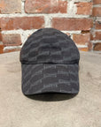 BALENCIAGA MONOGRAM BASEBALL CAP ‘BLACK’