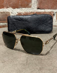 CHROME HEARTS RIPPING AVIATOR SUNGLASSES ‘GOLD’