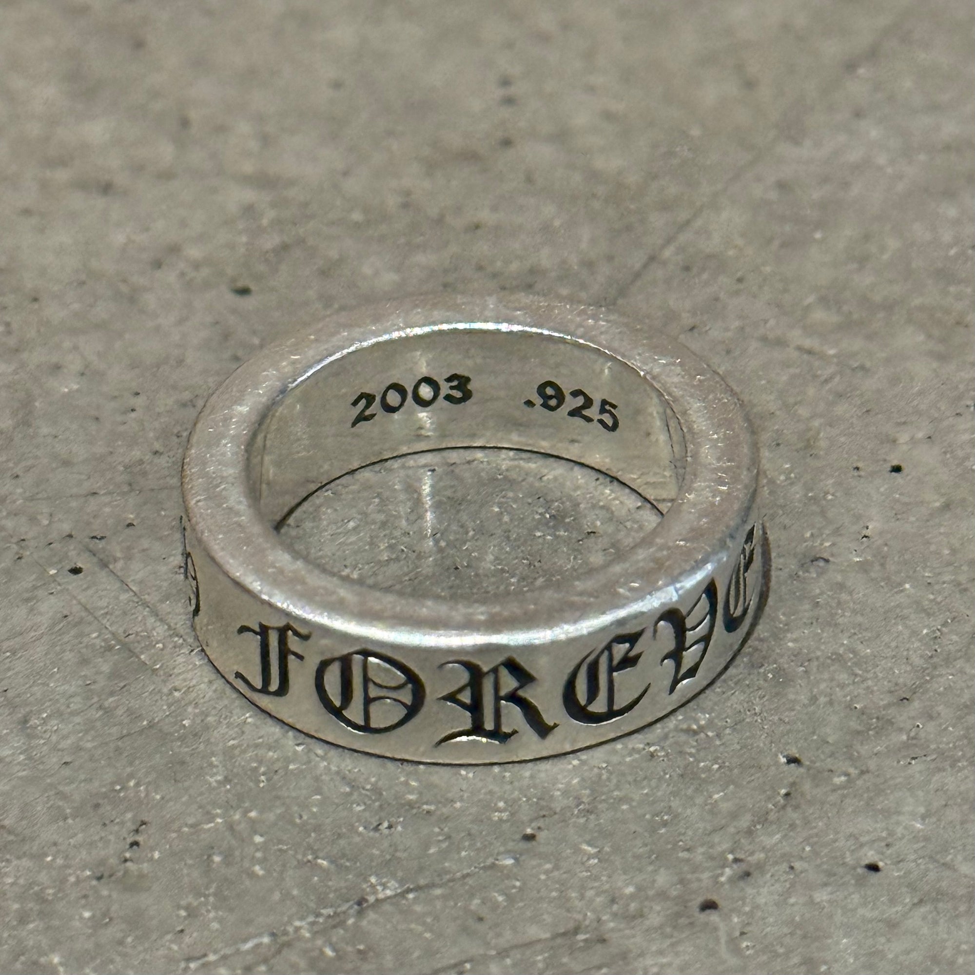 CHROME HEARTS 6MM FOREVER SPACER ‘SILVER’