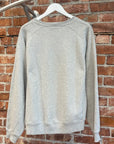 HELMUT LANG EMBROIDERED WORDMARK CREWNECK ‘GREY’