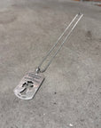 CHROME HEARTS x KYOSUKE HIMURO SOUL DOGTAG NECKLACE ‘SILVER’