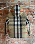 BURBERRY REVERSIBLE CHECK PUFFER JACKET ‘BLACK/PLAID’