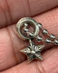 CHROME HEARTS STAR CHARM NECKLACE ‘SILVER’