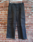ACNE STUDIOS TWILL TROUSER CARGO PANTS ‘BLACK’