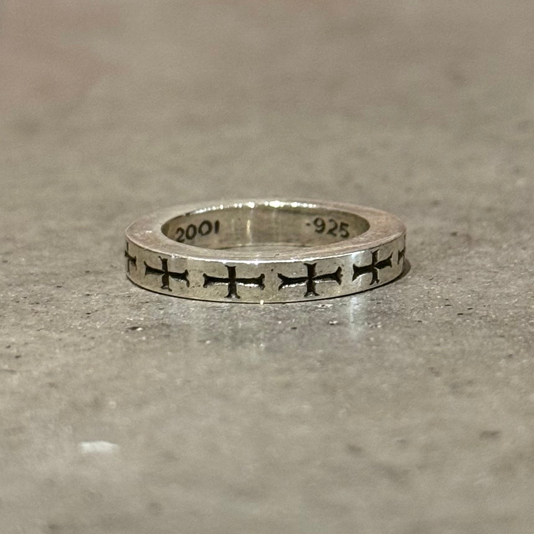 CHROME HEARTS 3MM F*CK YOU SPACER ‘SILVER