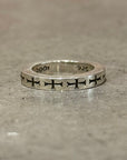 CHROME HEARTS 3MM F*CK YOU SPACER ‘SILVER