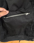ANN DEMEULEMEESTER STANDARD RAF DENIM JACKET ‘BLACK’