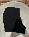 RICK OWENS KNITTED HOOD ‘BLACK’