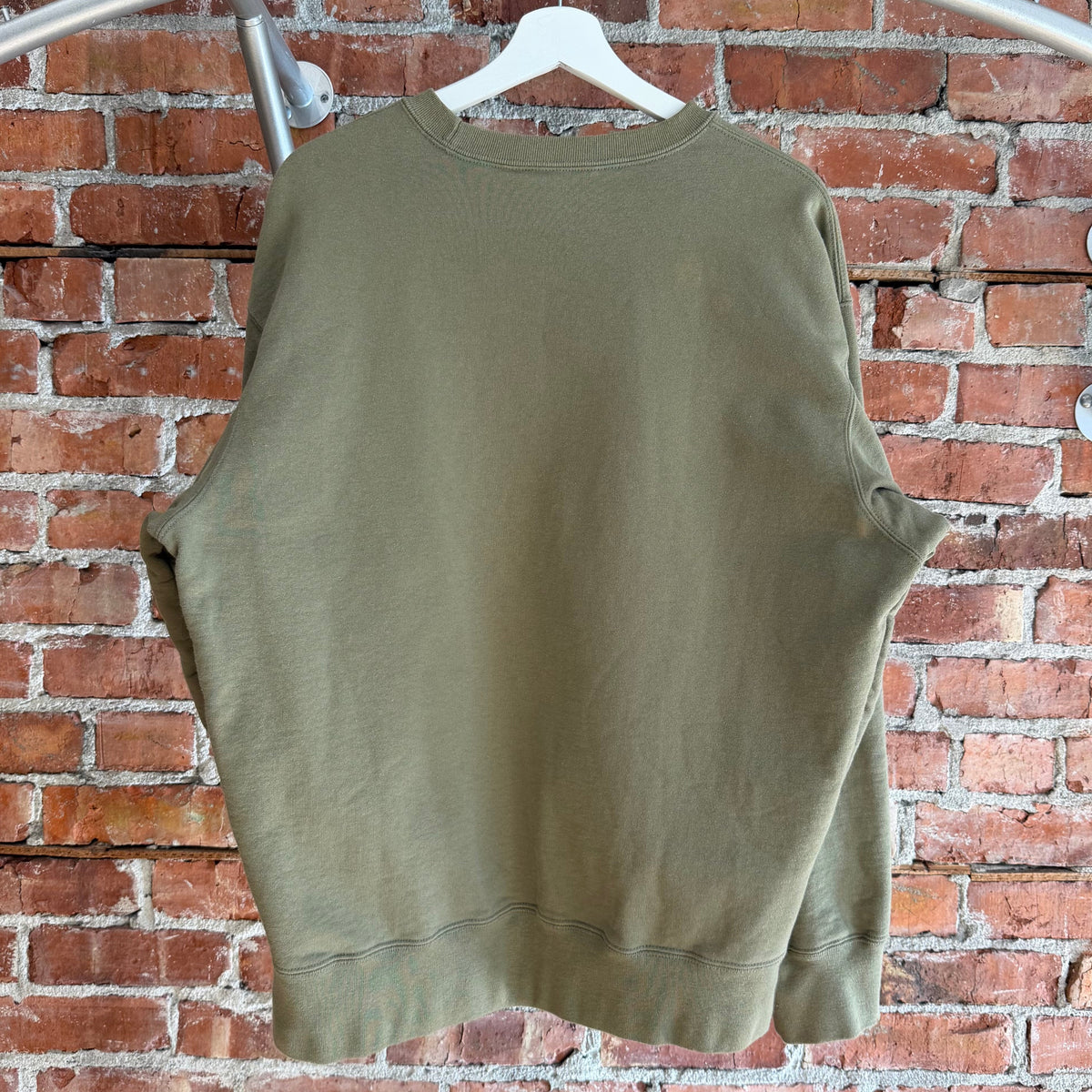 SUPREME FW21 WTAPS UPARMORED LOGO CREWNECK ‘OLIVE’