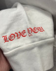 CHROME HEARTS LAURIE LYNN STARK PULLOVER HOODIE ‘WHITE’