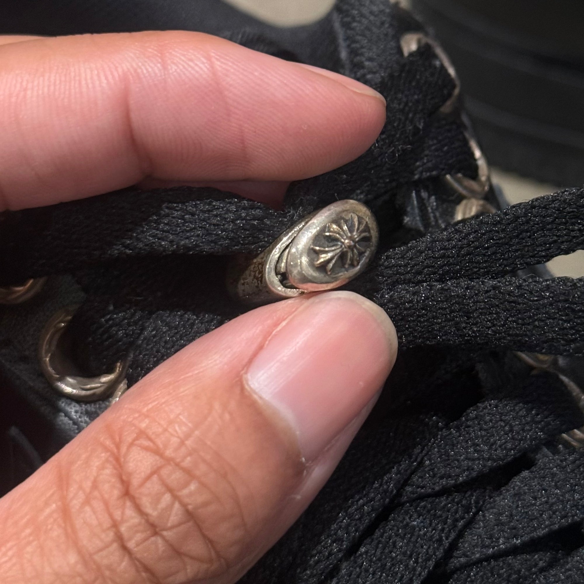 CHROME HEARTS AIR FORCE 1 LOW SNEAKERS ‘BLACK’