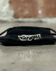 DEAL DESIGN NARROW FLORAL RING ‘SILVER’