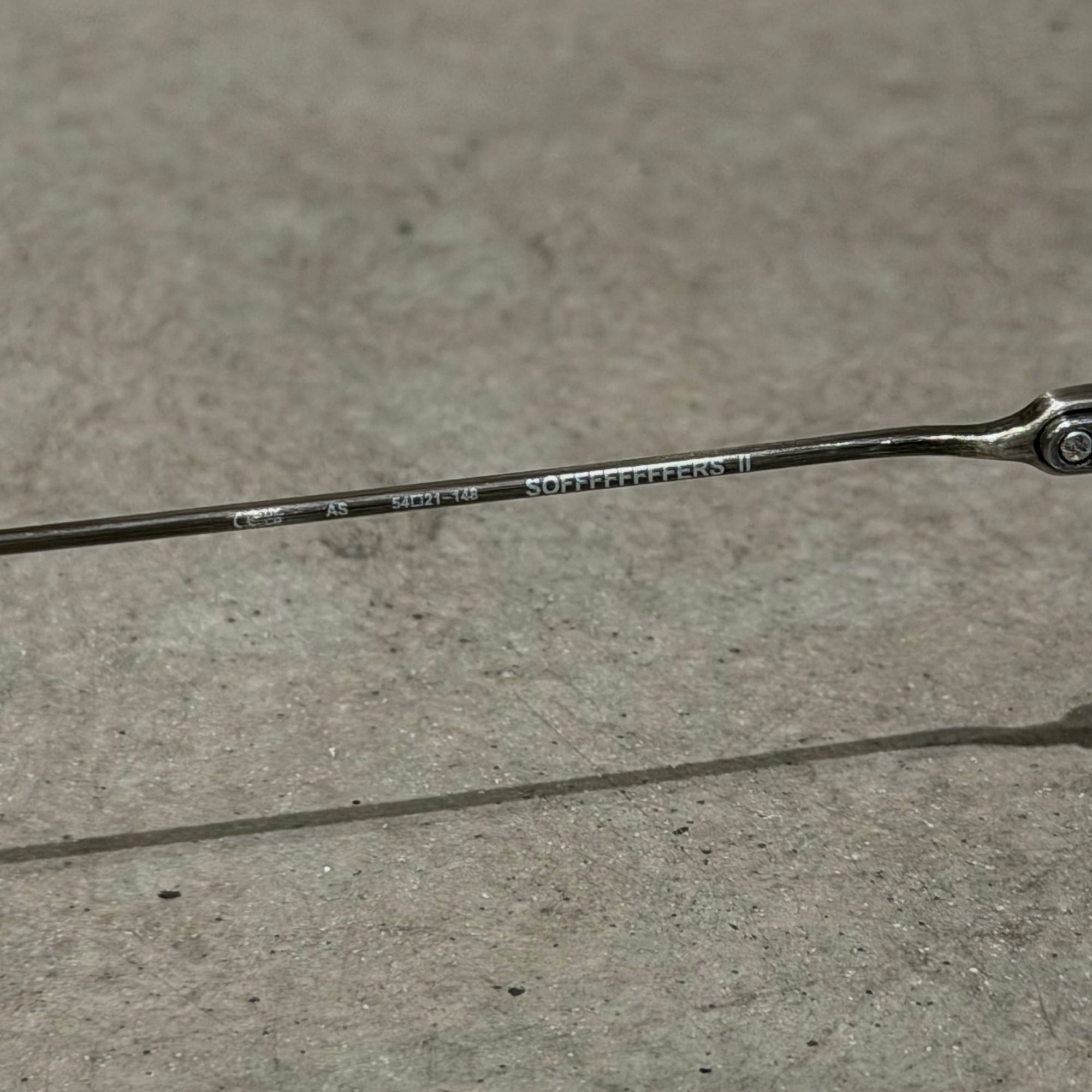 CHROME HEARTS SOFFFFFFFFERS II GLASSES ‘BRUSHED SILVER’