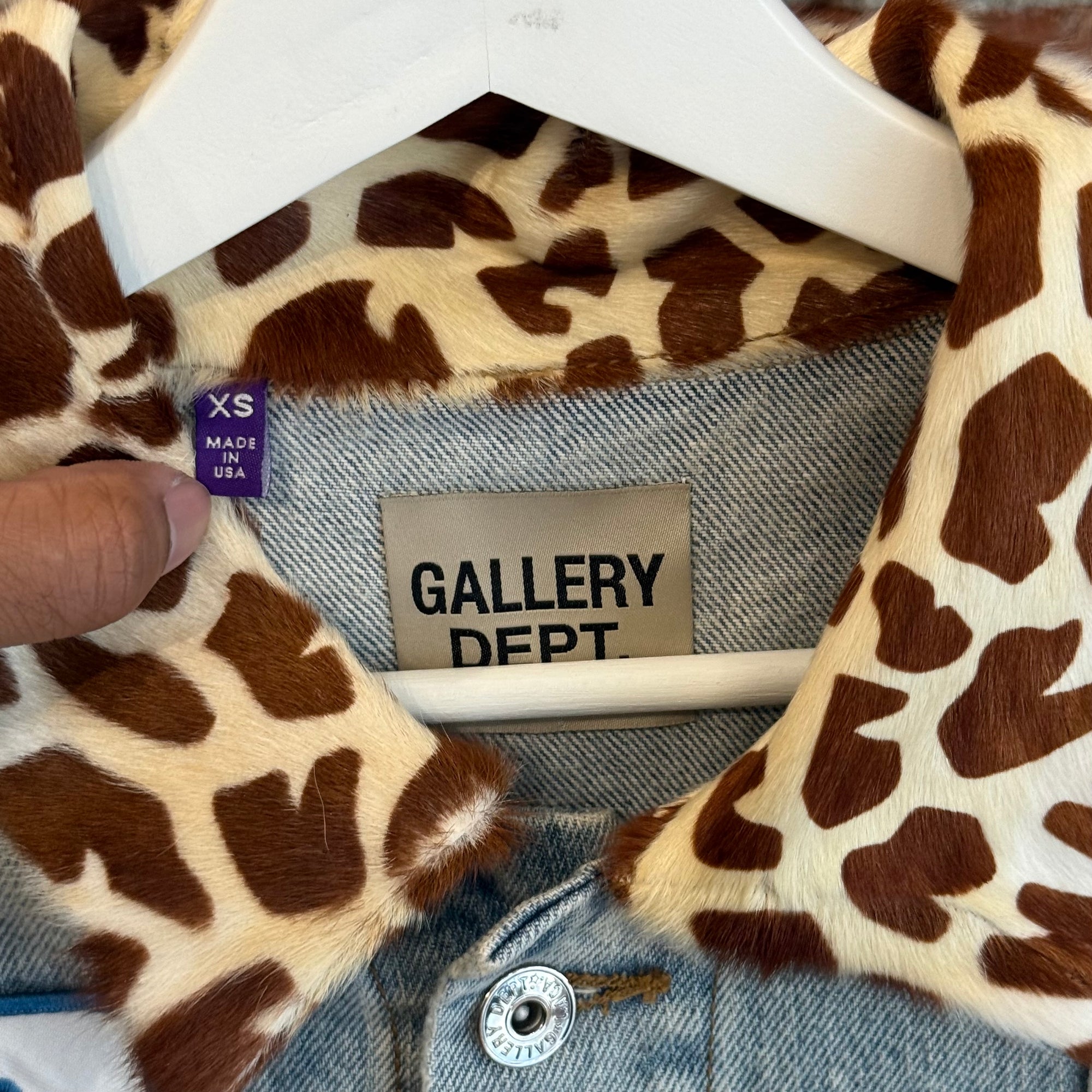 GALLERY DEPT HEADLINE PATCHWORK DENIM JACKET ‘INDIGO’