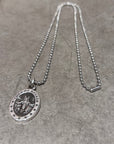 CHROME HEARTS ANGEL MEDALLION NECKLACE ‘SILVER’