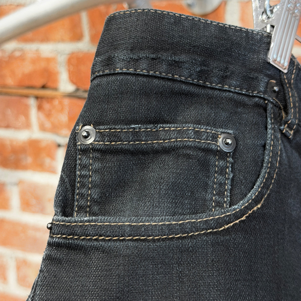 RICK OWENS FW07 EXPLODER DRKSDHW DETROIT DENIM ‘BLACK’