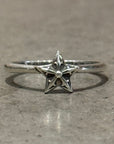 CHROME HEARTS STAR BUBBLEGUM RING ‘SILVER’