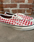 VANS PREMIUM LX AUTHENTIC DIAMOND CHECKERED VANS ‘RED/WHITE’