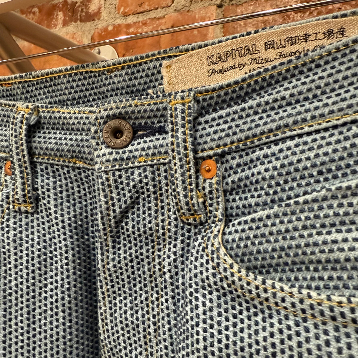 KAPITAL LIGHT INDIGO DYED NO.9 5P CENTURY DENIM ‘BLUE’