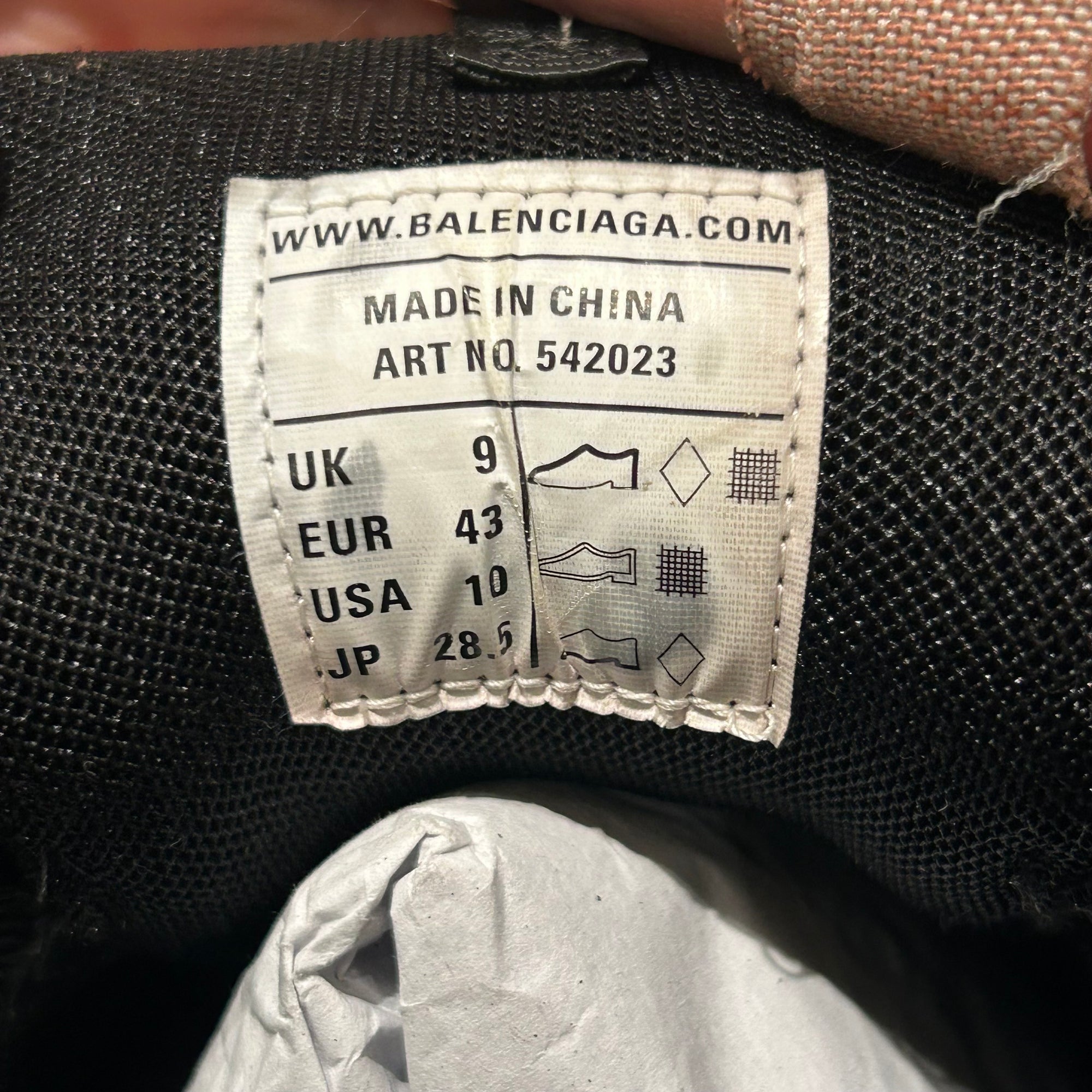 BALENCIAGA TRACK SNEAKERS ‘BLACK/RED’