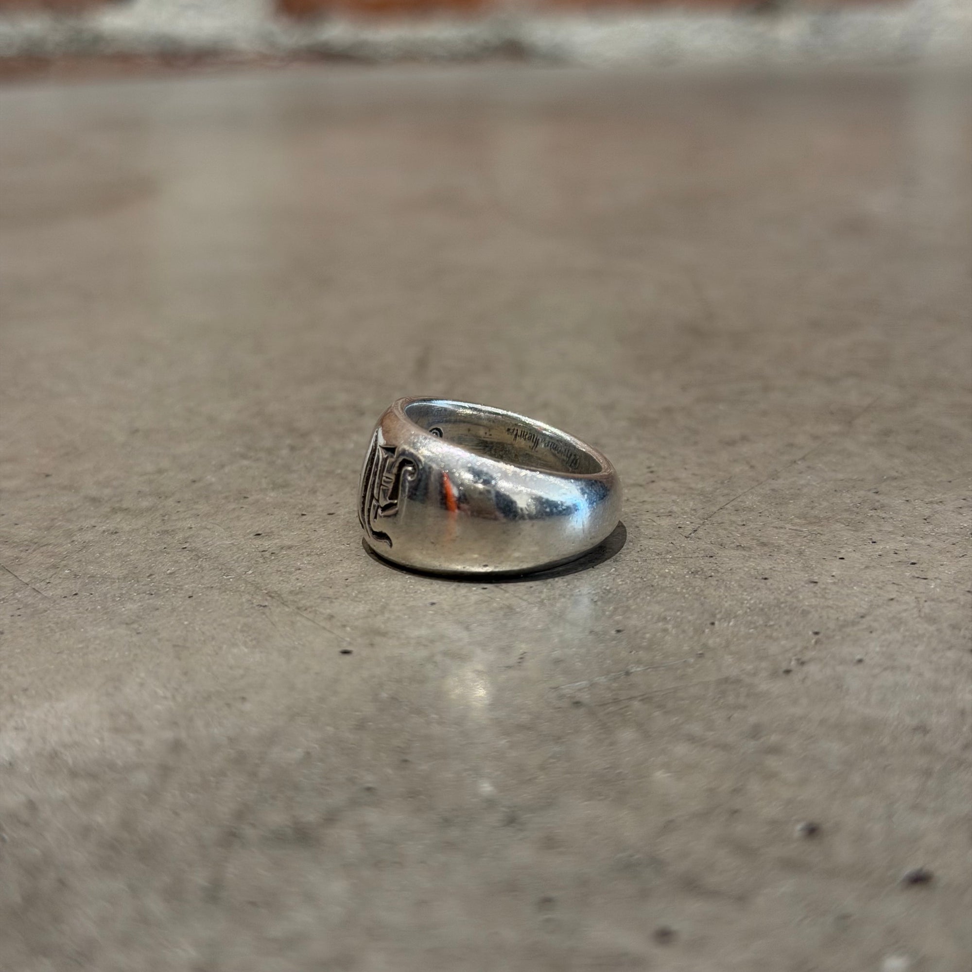 CHROME HEARTS SEAL STAMP RING ‘SILVER’