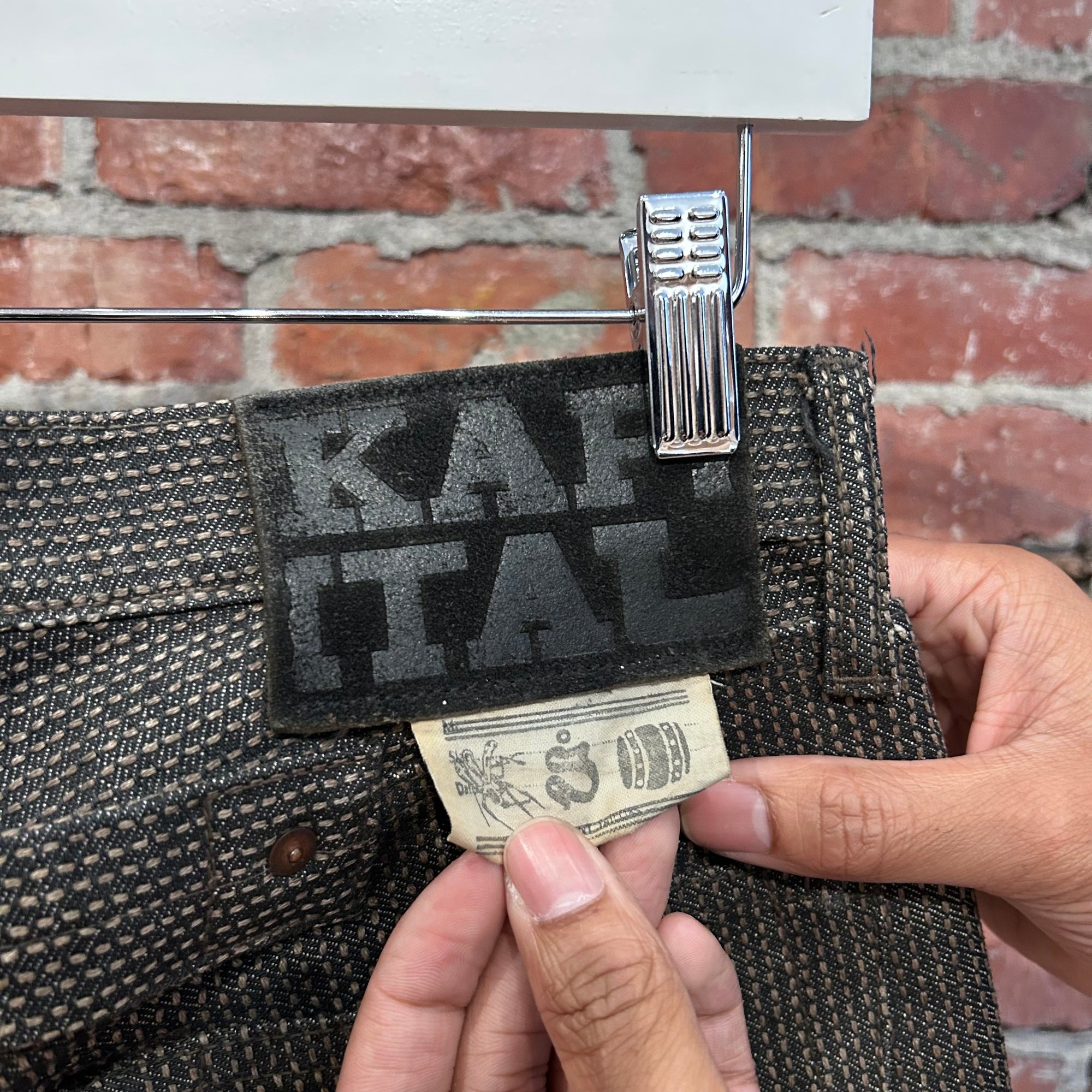 KAPITAL KOUNTRY MUD DYED CENTURY DENIM ‘BROWN’