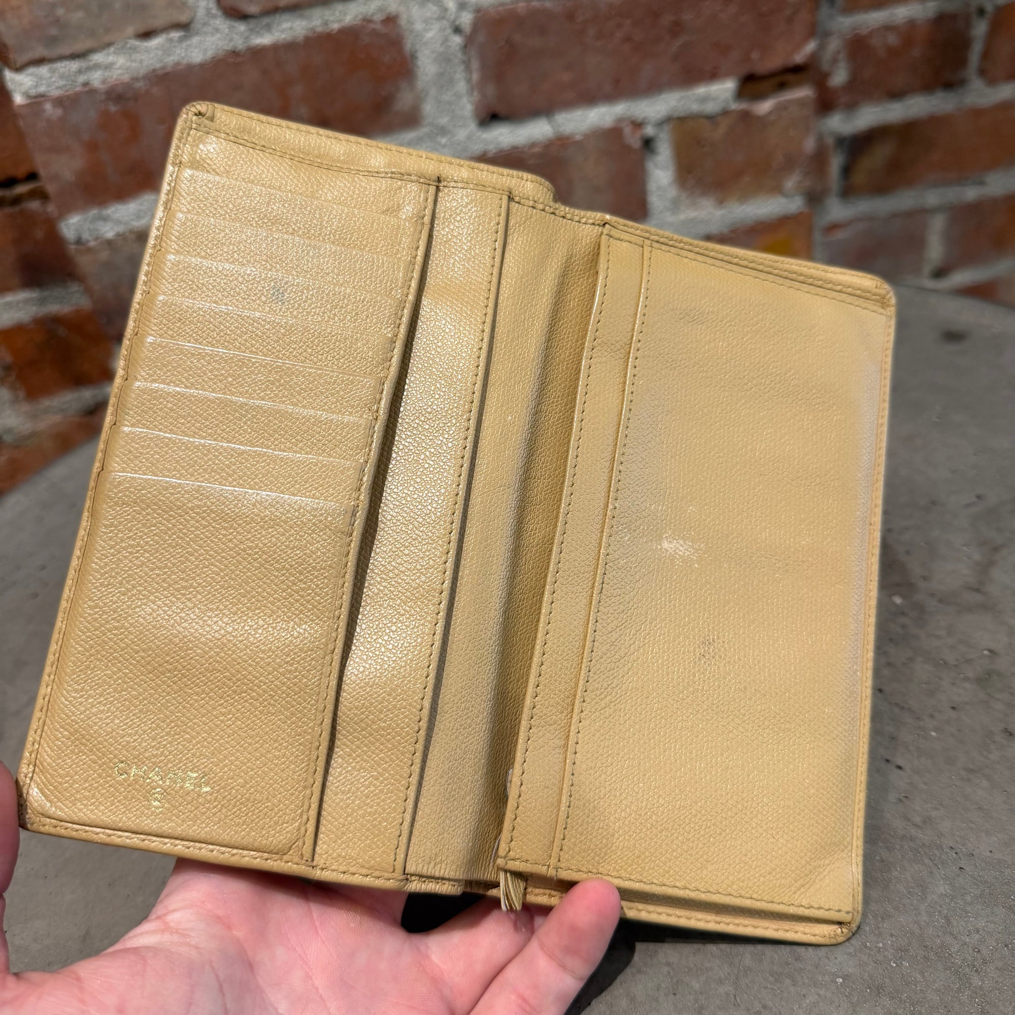 CHANEL MULTI-SLOT LONG WALLET ‘TAN’