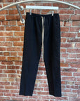 RICK OWENS PLEATED DRAWSTRING PANTS ‘BLACK’