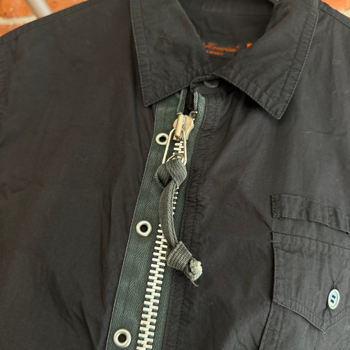 UNDERCOVER SS06 "T" MILITARY ZIP SHIRT JACKET ‘BLACK’
