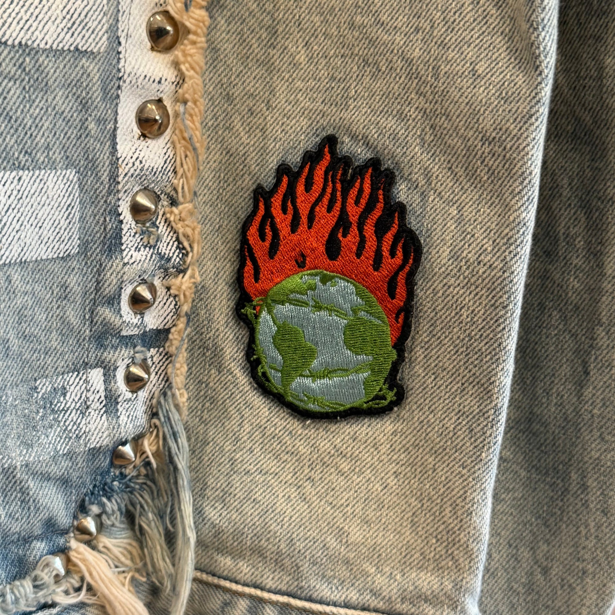 GALLERY DEPT HEADLINE PATCHWORK DENIM JACKET ‘INDIGO’