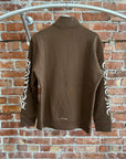 CHROME HEARTS SLO RIDE QUARTER ZIP ‘BROWN’