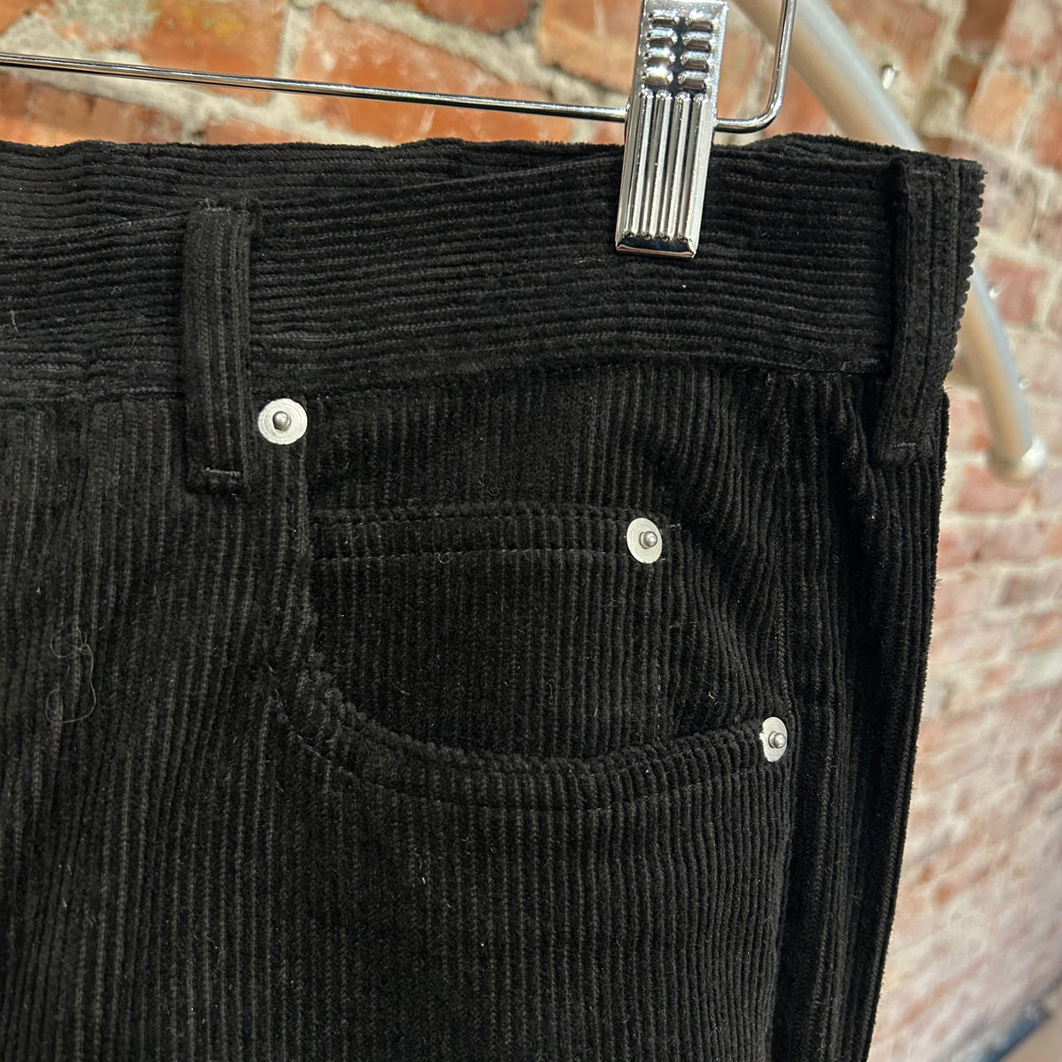 RICK OWENS FW25 CONCORDIAN CORDUROY BOLAN BOOTCUT PANTS ‘BLACK’