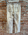 OUR LEGACY THIRD CUT PRINTED DENIM ‘WHITE/BLACK’