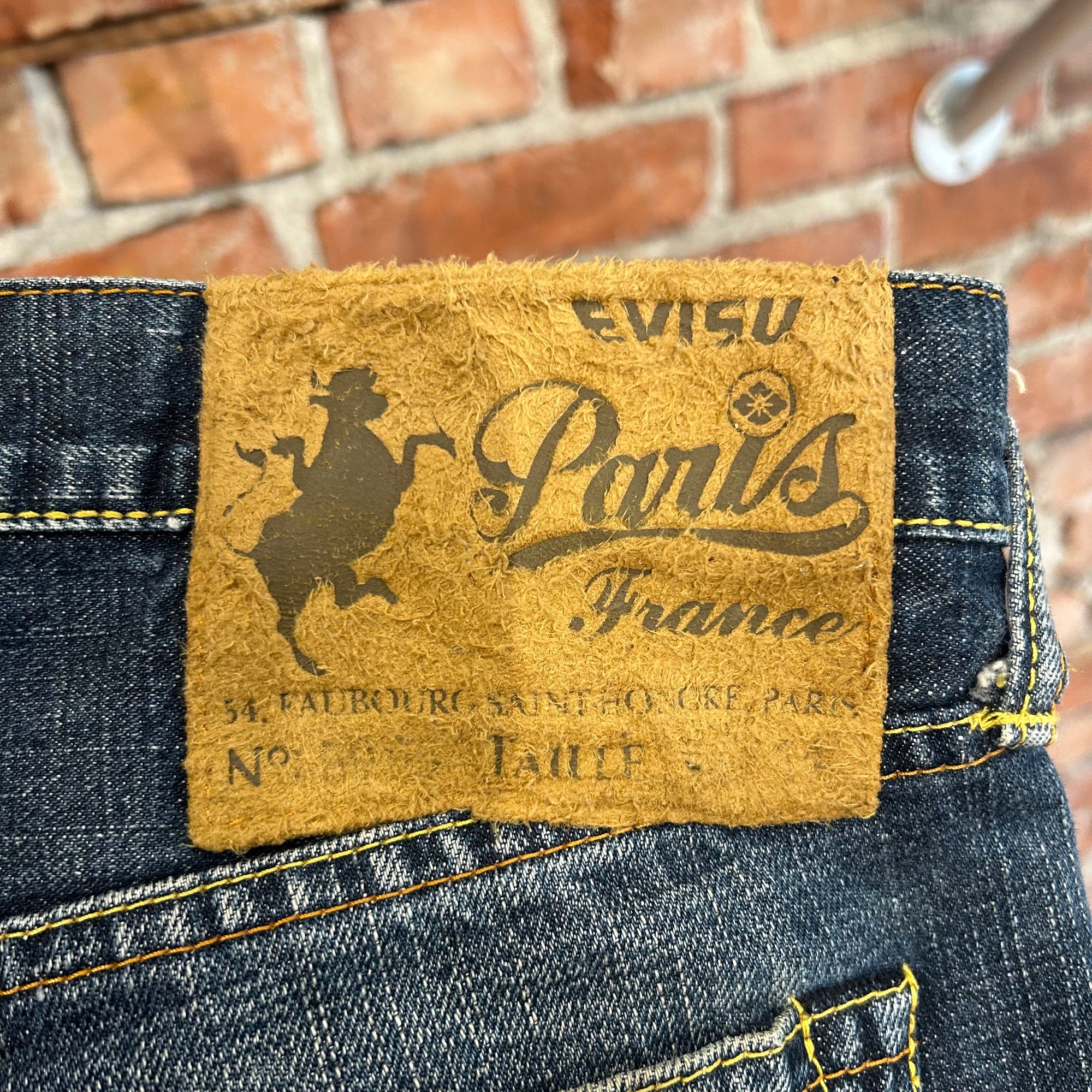 EVISU SAKURA MONOGRAM PARIS DENIM 'INDIGO'