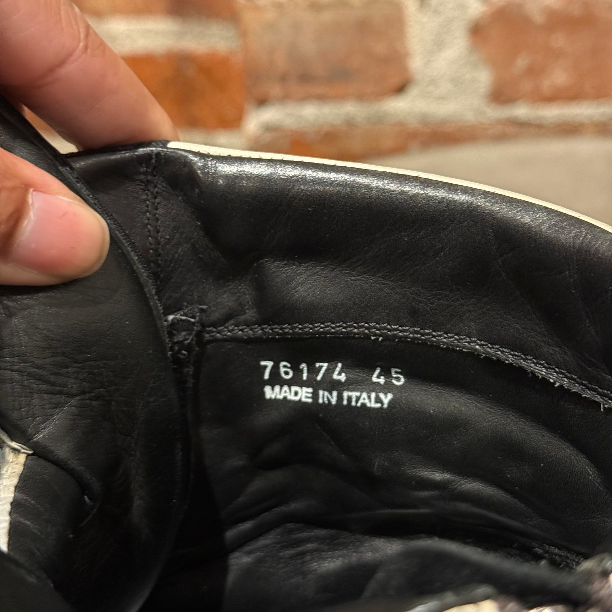 CHROME HEARTS X RICK OWENS GEOBASKET SNEAKERS ‘BLACK’