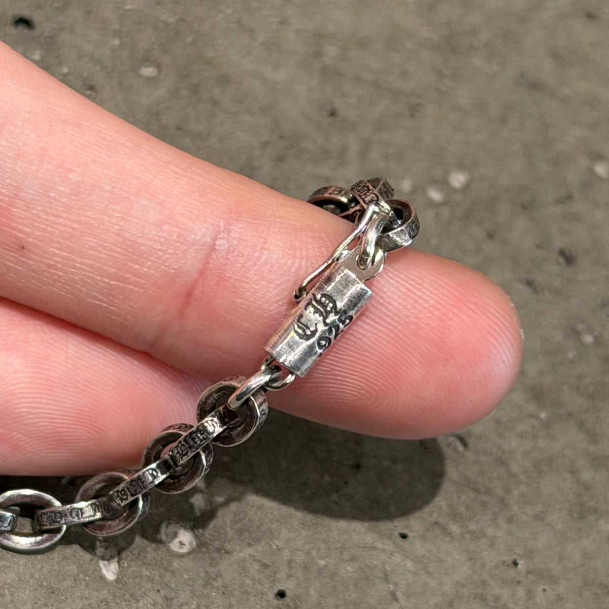 CHROME HEARTS 18” PAPER CHAIN NECKLACE ‘SILVER’