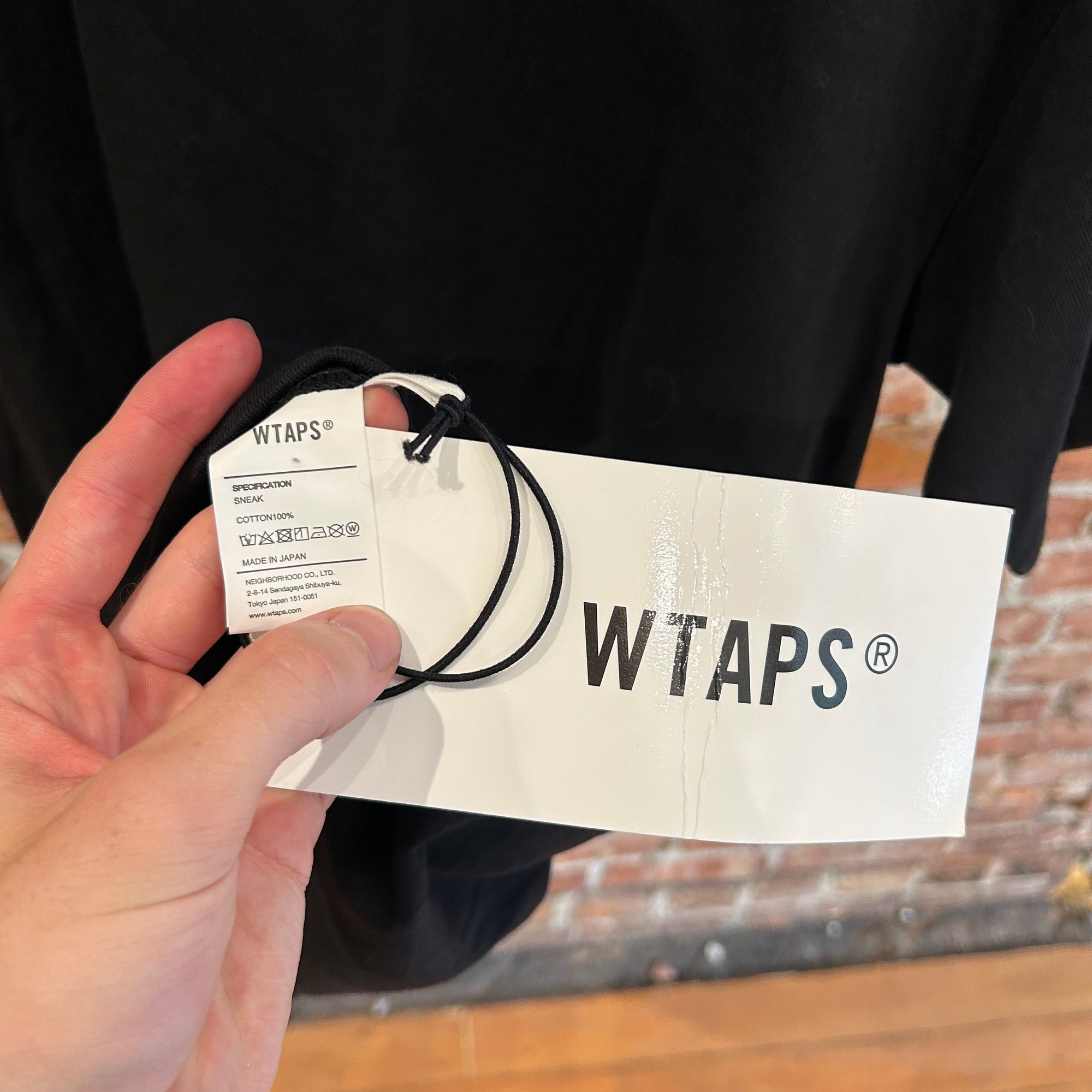WTAPS VISUAL UPARMORED TEE ‘BLACK’