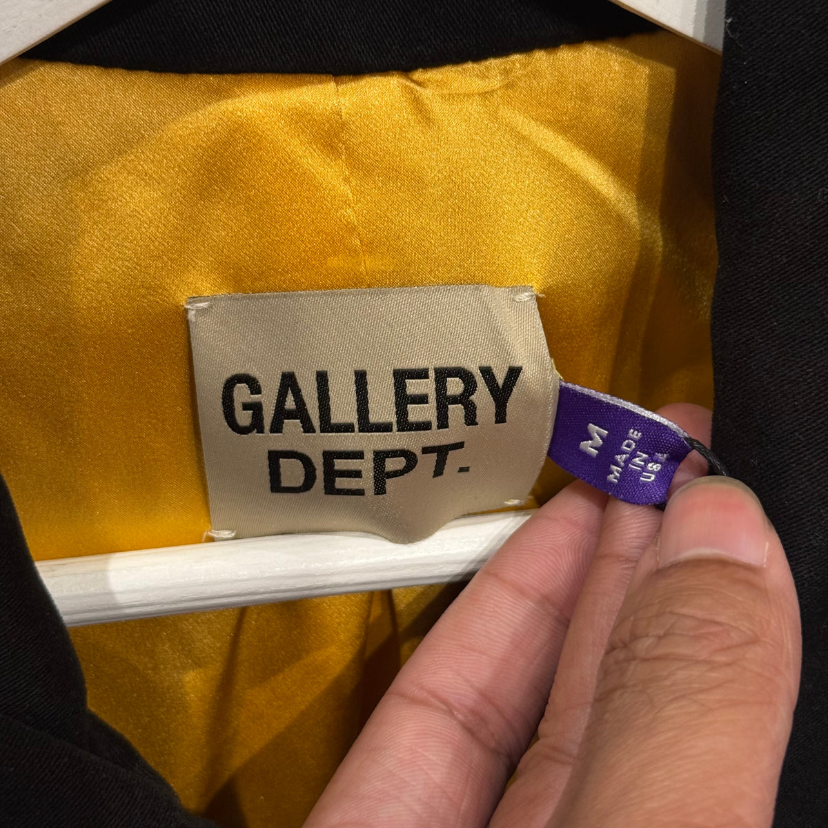 GALLERY DEPT. CHATEAU RAZOR COAT ‘BLACK’