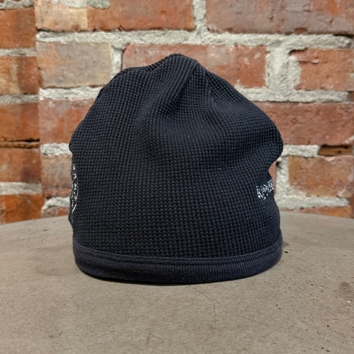 CHROME HEARTS X KYOSUKE HIMURO HORSESHOE SKULL CAP BEANIE ‘BLACK’