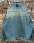 BALENCIAGA FW23 REVERSIBLE OVERSIZED DENIM JACKET ‘VINTAGE BLUE’