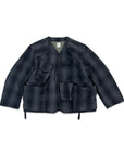 SOUTH2 WEST8 PLAID BUSH JACKET 'GREY'