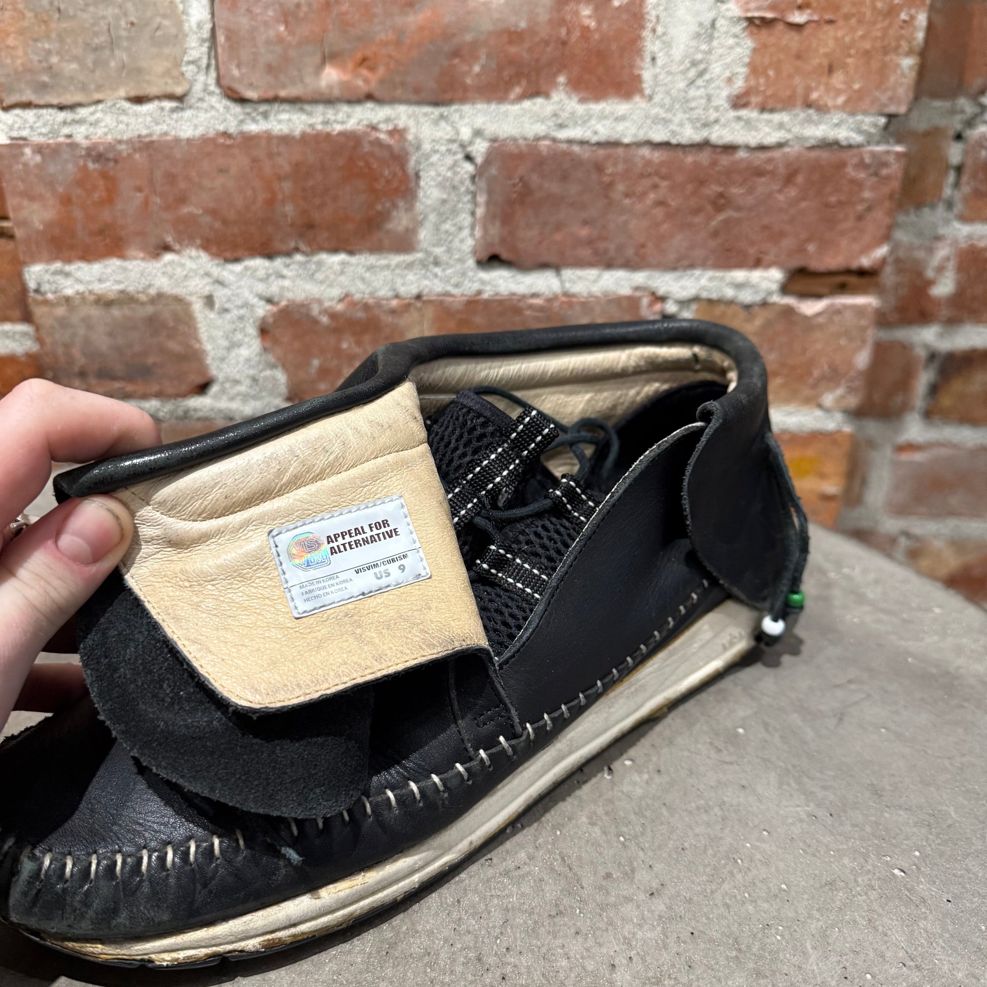 VISVIM COYOTE FBT FOLK SNEAKER ‘BLACK’