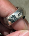 GABORATORY R-7 HEART RING ‘SILVER’
