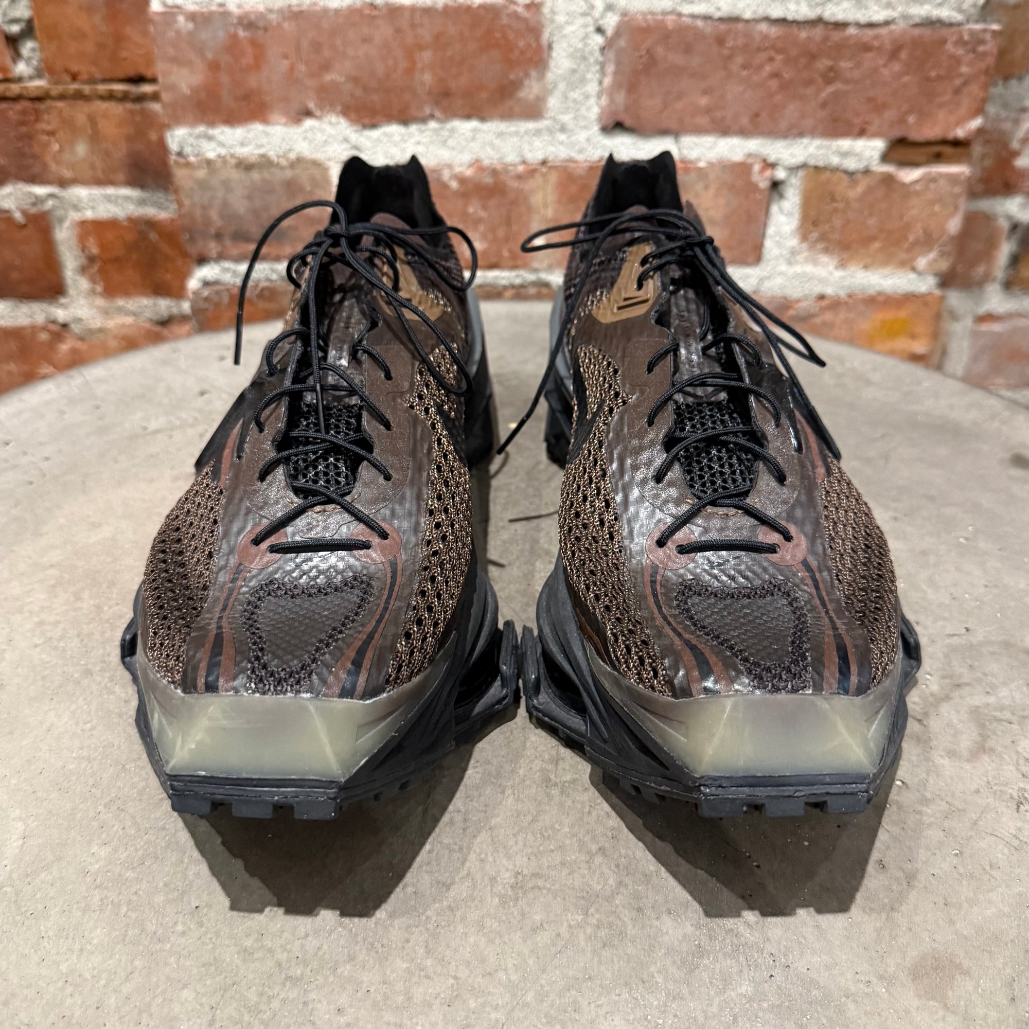 MMW X NIKE ZOOM 004 SNEAKERS ‘BROWN’