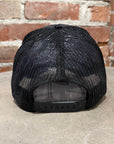 KAPITAL DENIM MEN LOVES CATS TRUCKER HAT ‘BLUE’